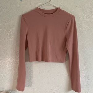 SHEIN baby pink cropped top